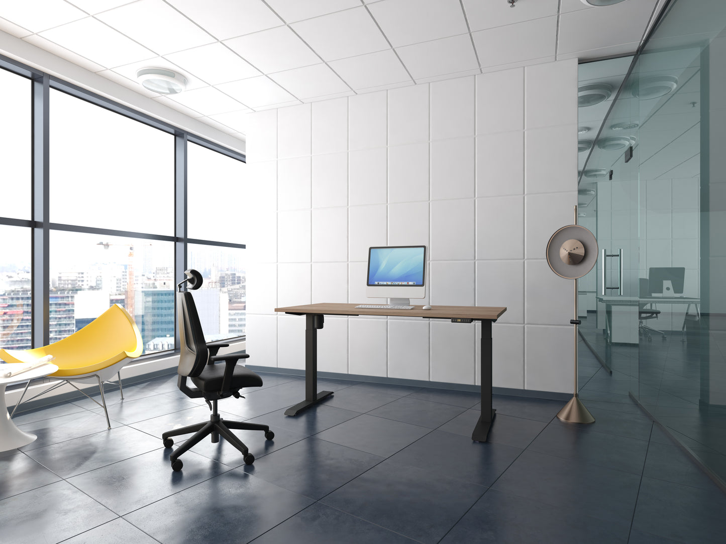 Ergonomic Sit and Stand Desk Frame