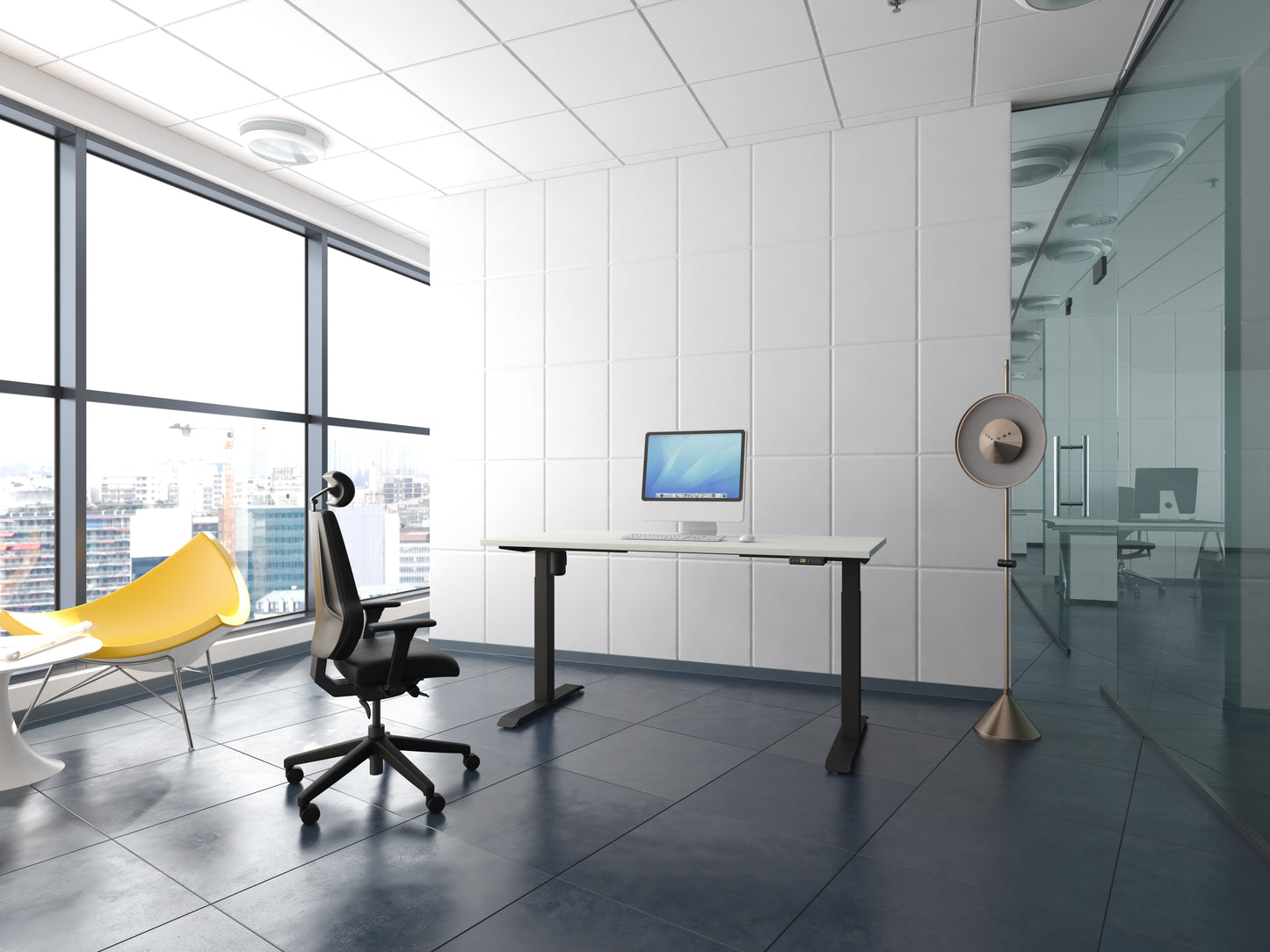 Ergonomic Sit and Stand Desk Frame