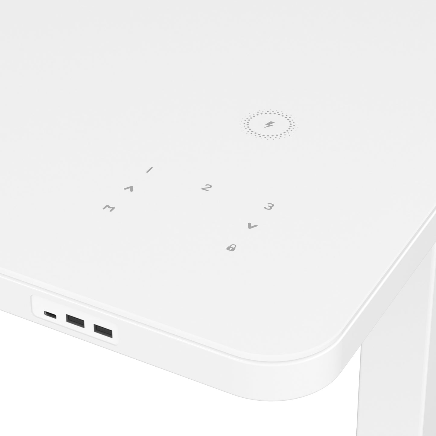 Home – Compact Smart Sit-Stand Desk with Glass Top & Integrated Drawer