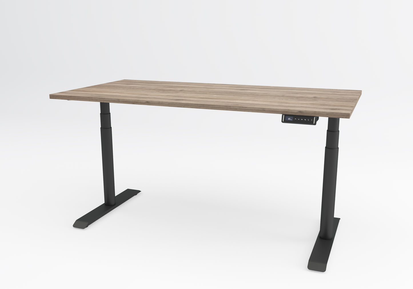 Ring Ergonomic Standing Desk | Dual Motor, Round Legs, Bluetooth Handset