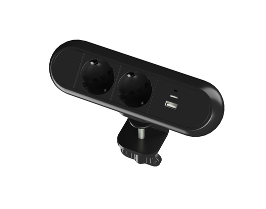 Clamp Power Socket