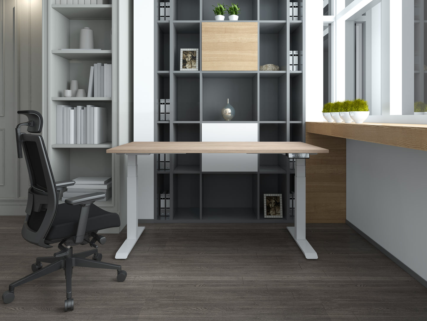 Joy 900 – Advanced Dual Motor Sit-Stand Desk with WP-H76 Control Panel